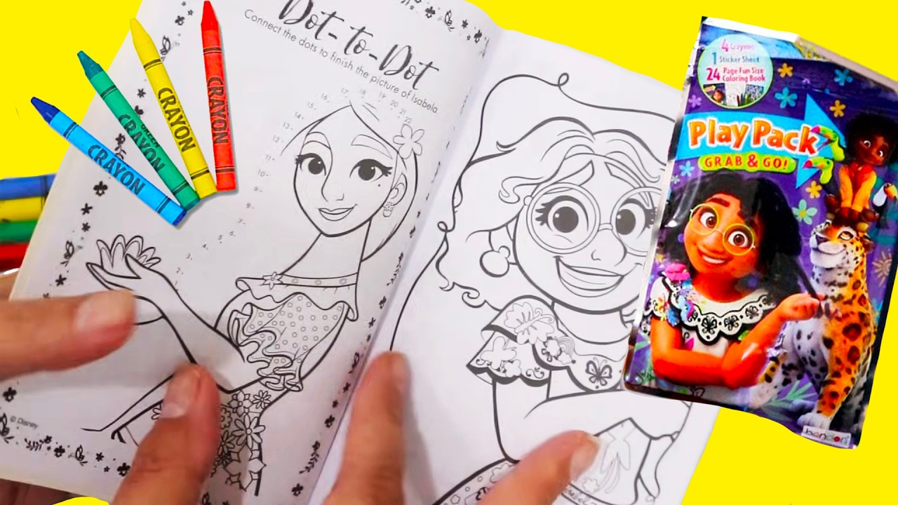 Gabby's Dollhouse, Encanto, Paw Patrol Coloring Activities for Kids