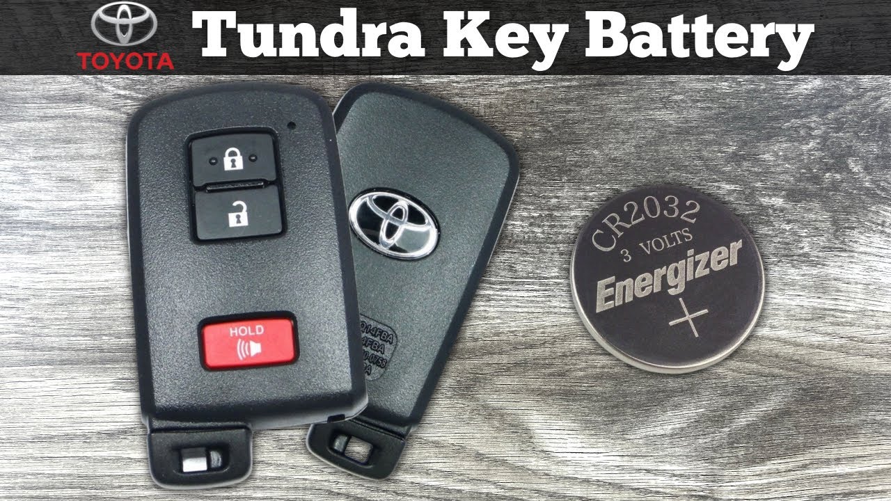 How To Replace 2019 - 2021 Toyota Tundra Key Fob Battery - Change Replacement Remote Fob Batteries