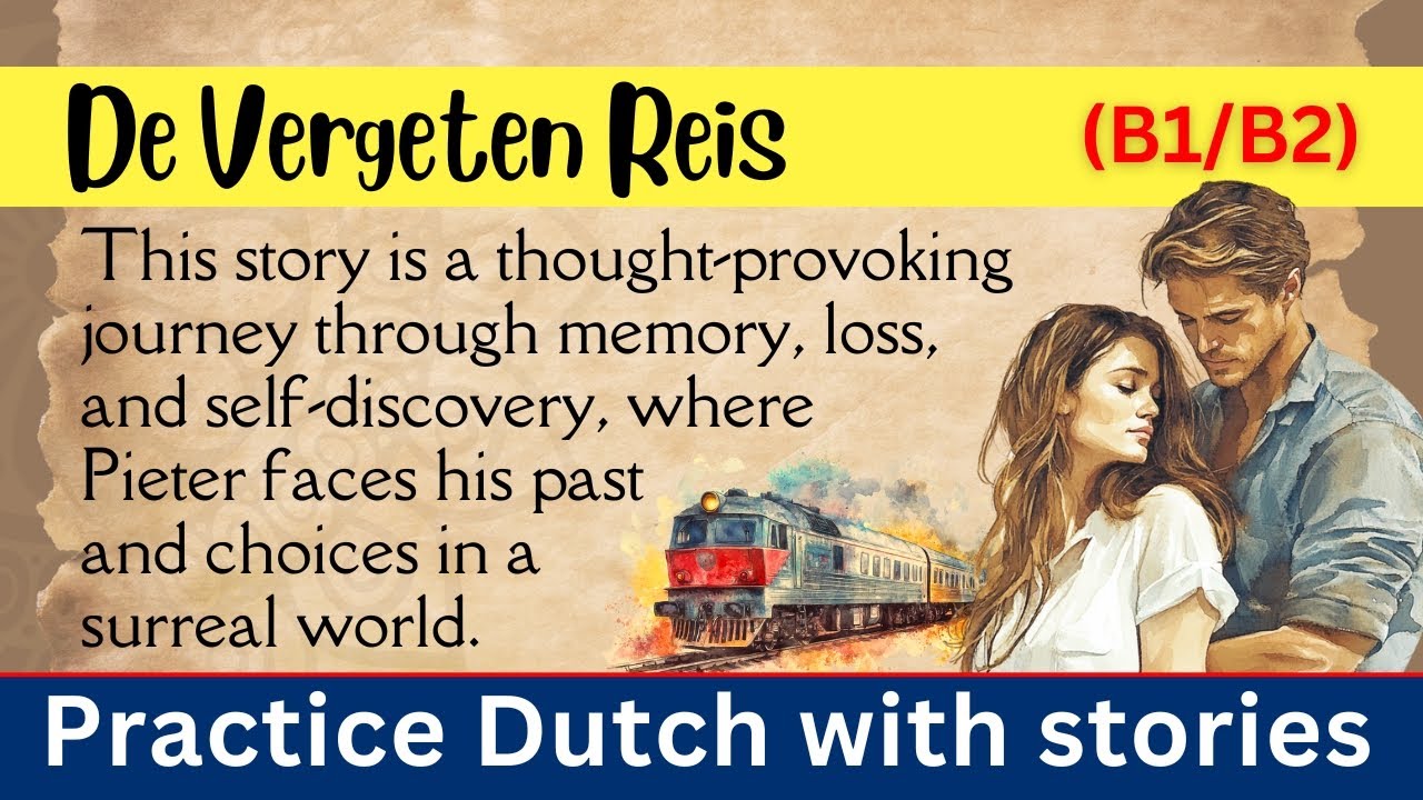 Practice Dutch with a story 📌 Nachtverhaal! 💡 Nederlands verhaal - Dutch story 💡 (B1-B2)