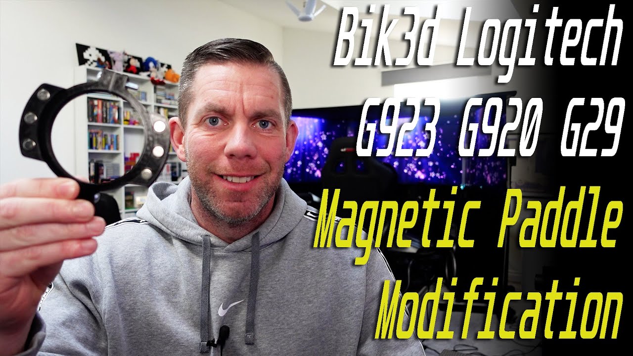 Best Logitech G923 G920 G29 Magnetic Paddle Shifter Mod? Bik3d Review!