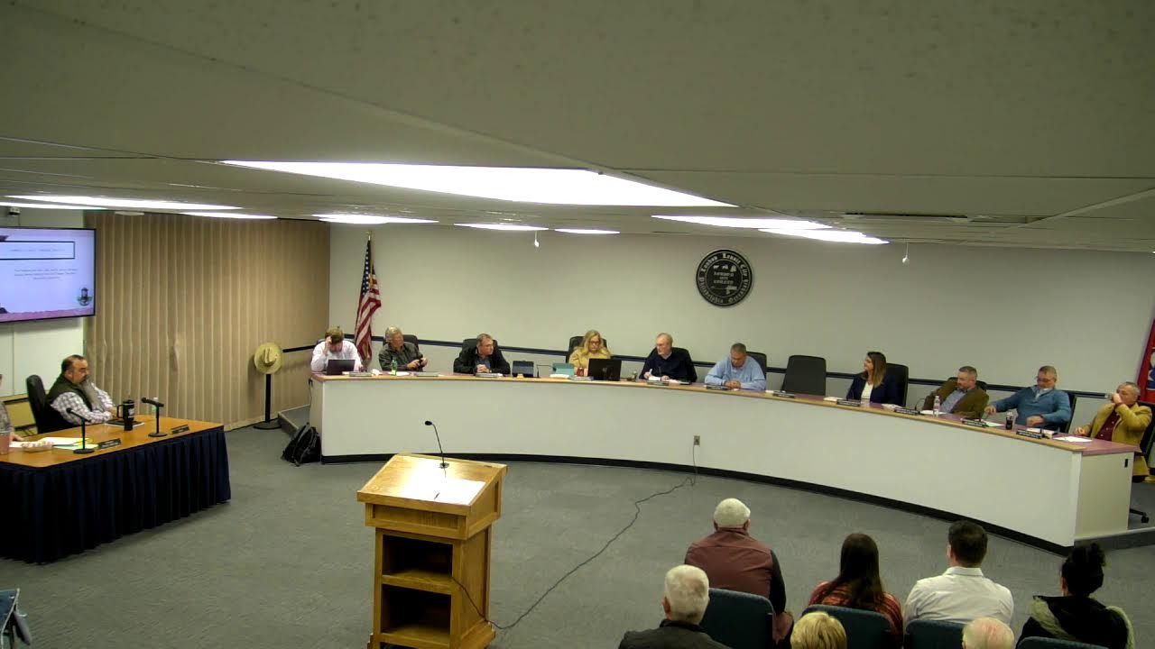 Loudon County Commission Meeting, December 1, 2025