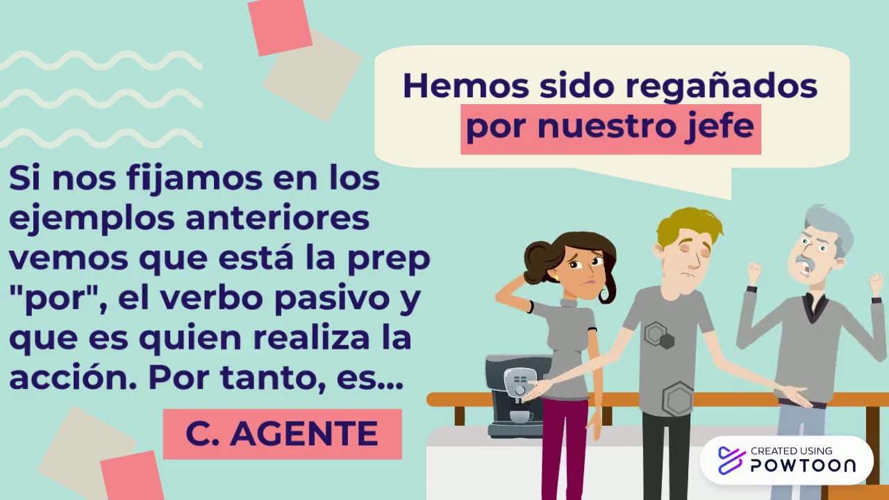 SINTAXIS: complemento agente