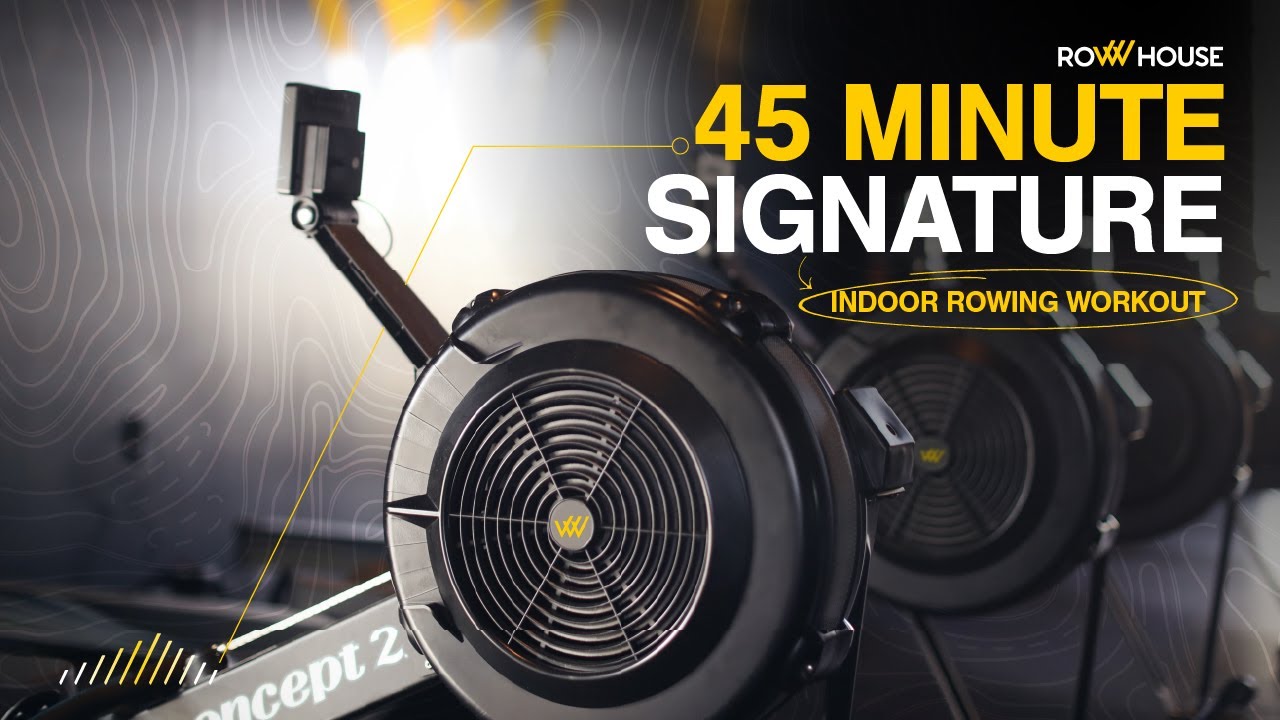 45-Minute Signature Class | Strength + Cardio for All Levels | Row House Indoor Rowing Workout