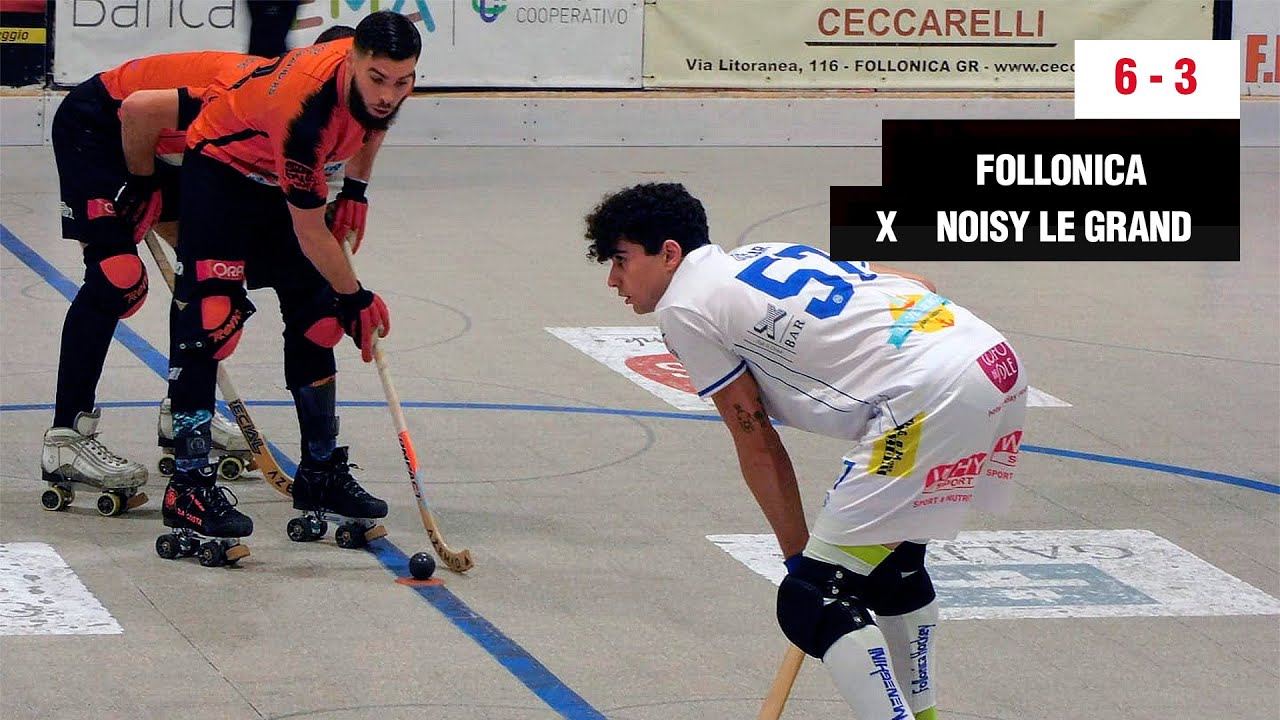 Highlights Follonica Hockey 1952 vs CS Noisy le Grand