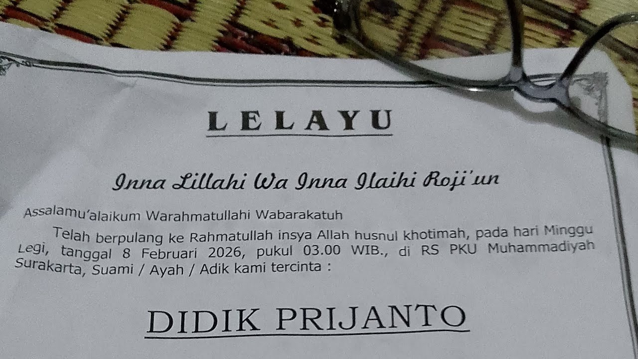 Cak Sulthon sedang live sekarang!