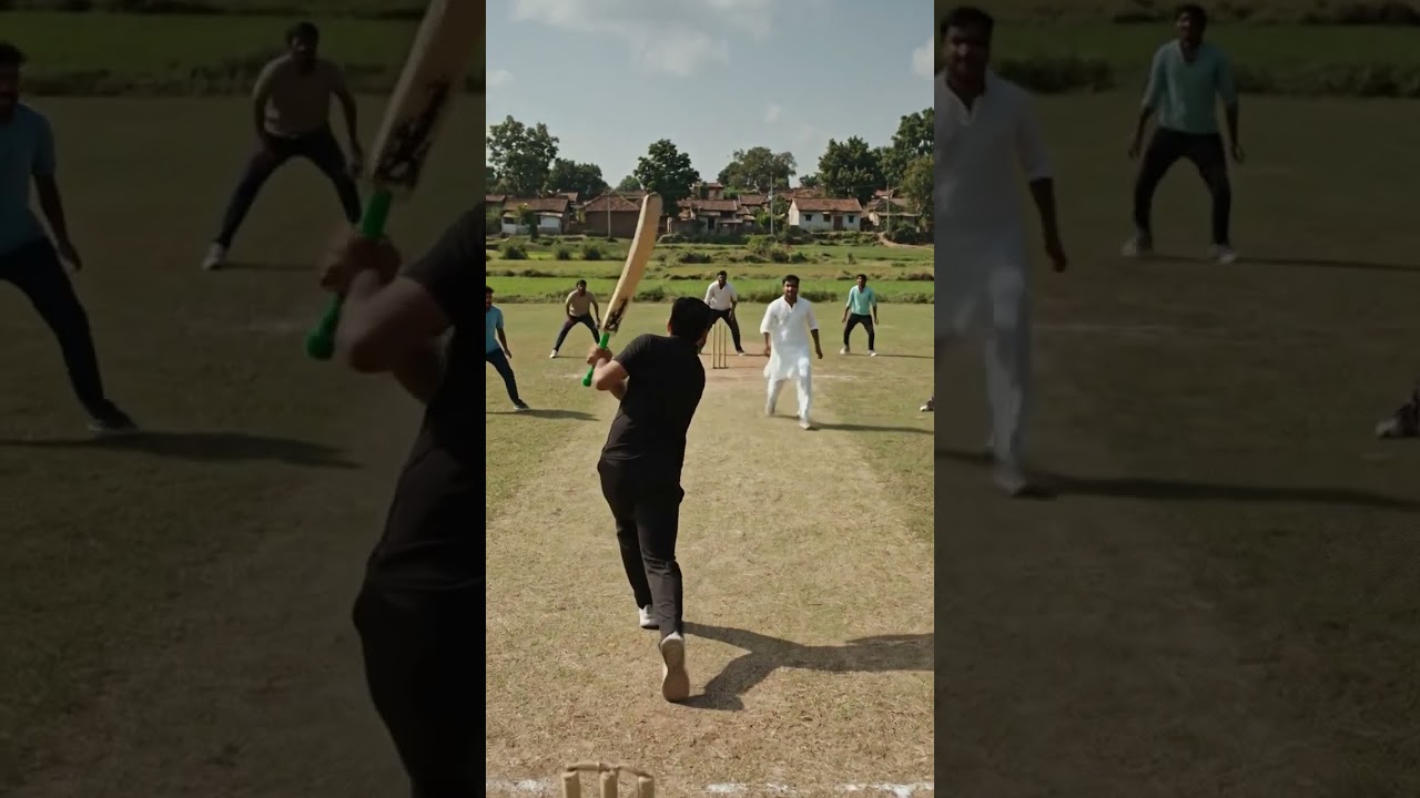 Play Cricket In Village Ground