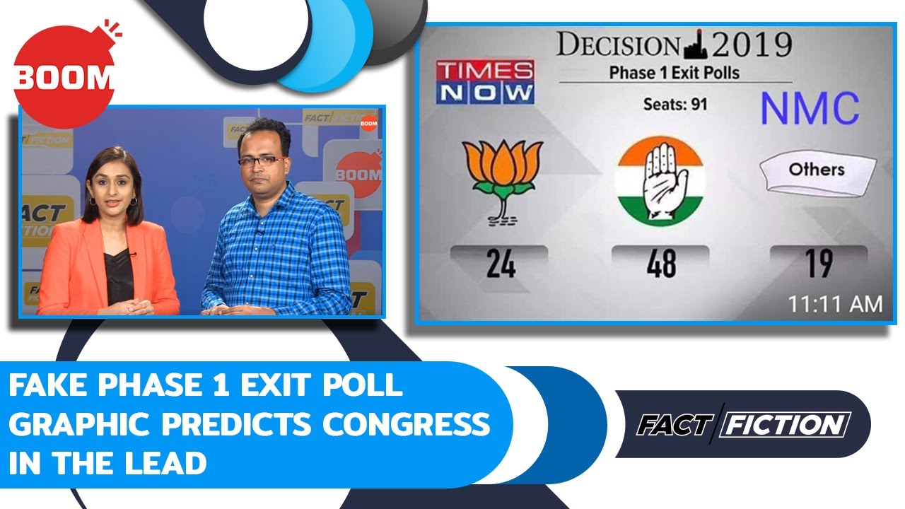 Fact Vs Fiction: Fake Phase 1 Exit Poll Graphic Predicts Congress In The Lead