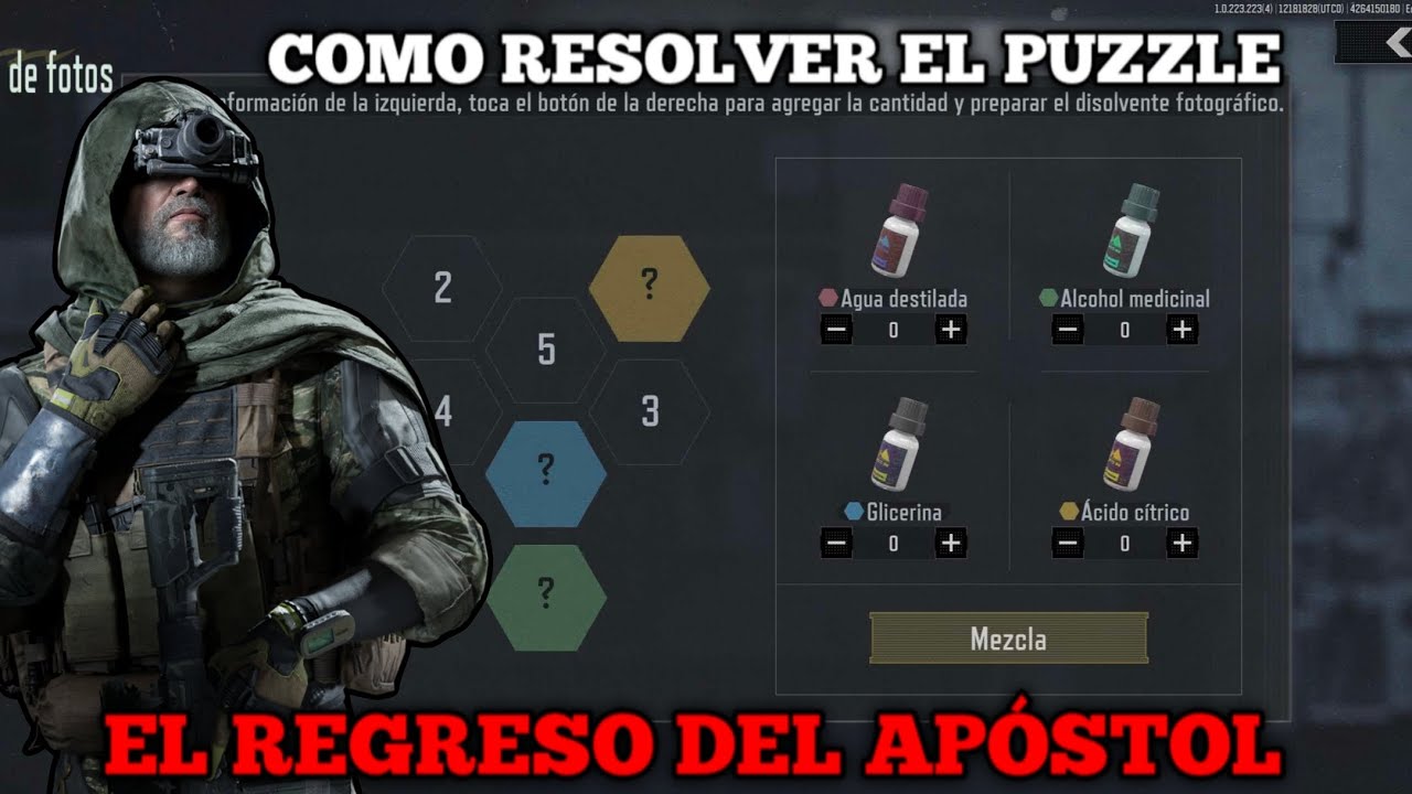 ‼️PUZZLE DE LOS EXAGONOS‼️ ¿Como se Resuelve? (¿Vuelve Frade🤔?) || Arena Breakout Guía Español 