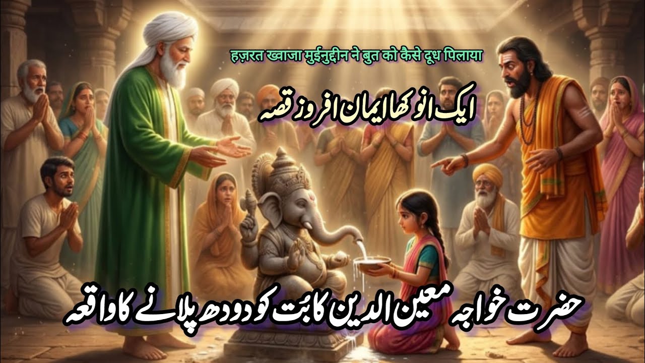 Ajmer Ka Hairatangez Waqia | Jab Pathar Ka Butt Doodh Peene Laga | Hazrat khawaja mueen ud din qissa