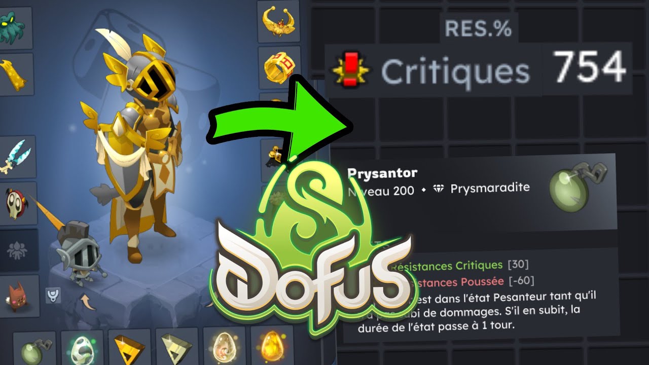 750 RÉ CRIT, nouveau stuff ECAFLIP INVINCIBLE sur DOFUS 3