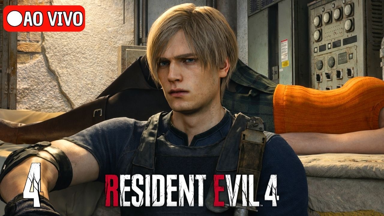 🔴FINALMENTE JOGANDO RE4 REMAKE PELA PRIMEIRA VEZ! 🤩 CAMPANHA DO LEON - PART 4 - AO VIVO🔴