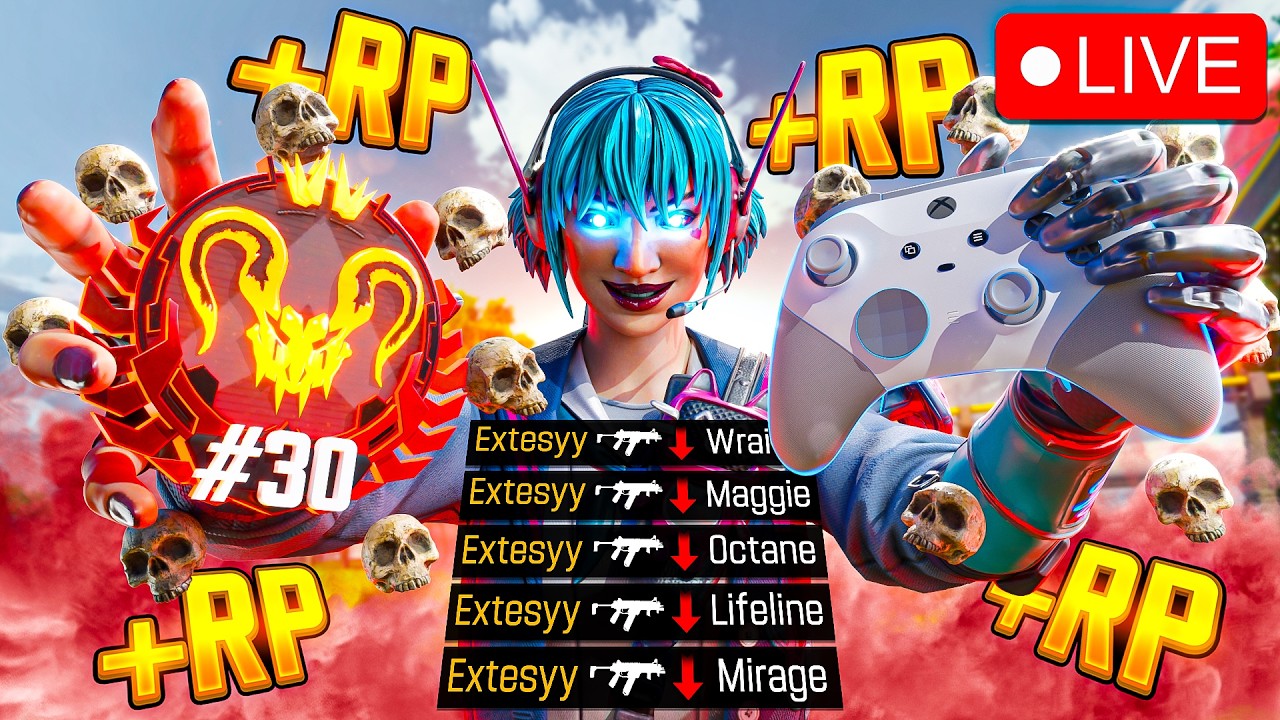 🔴LIVE Season 27 Predator Ranked Grind! 🔴Going For Top 50 Pred Apex Legends