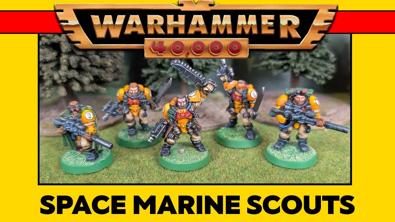 Space Marine Scouts | Warhammer 40k 2nd edition