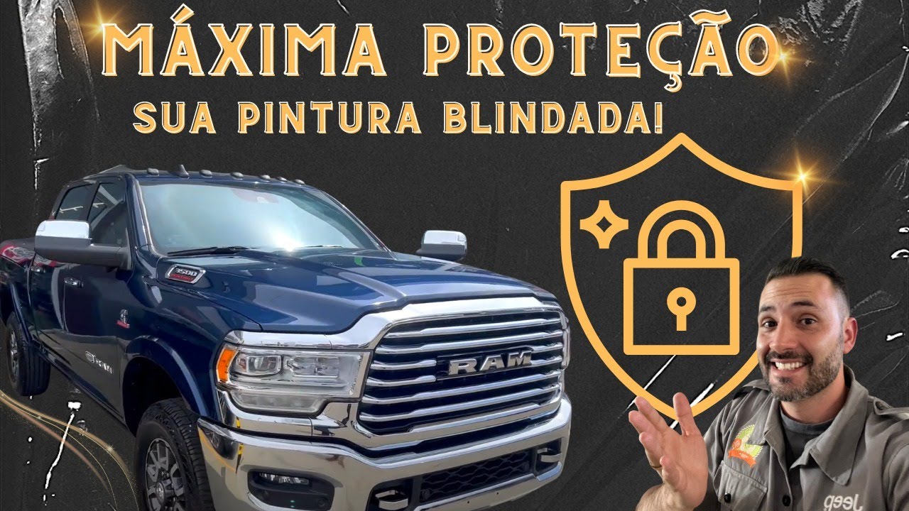 Ram 3500 Longhorn Blinde sua BRUTA com a MÁXIMA PROTEÇÃO