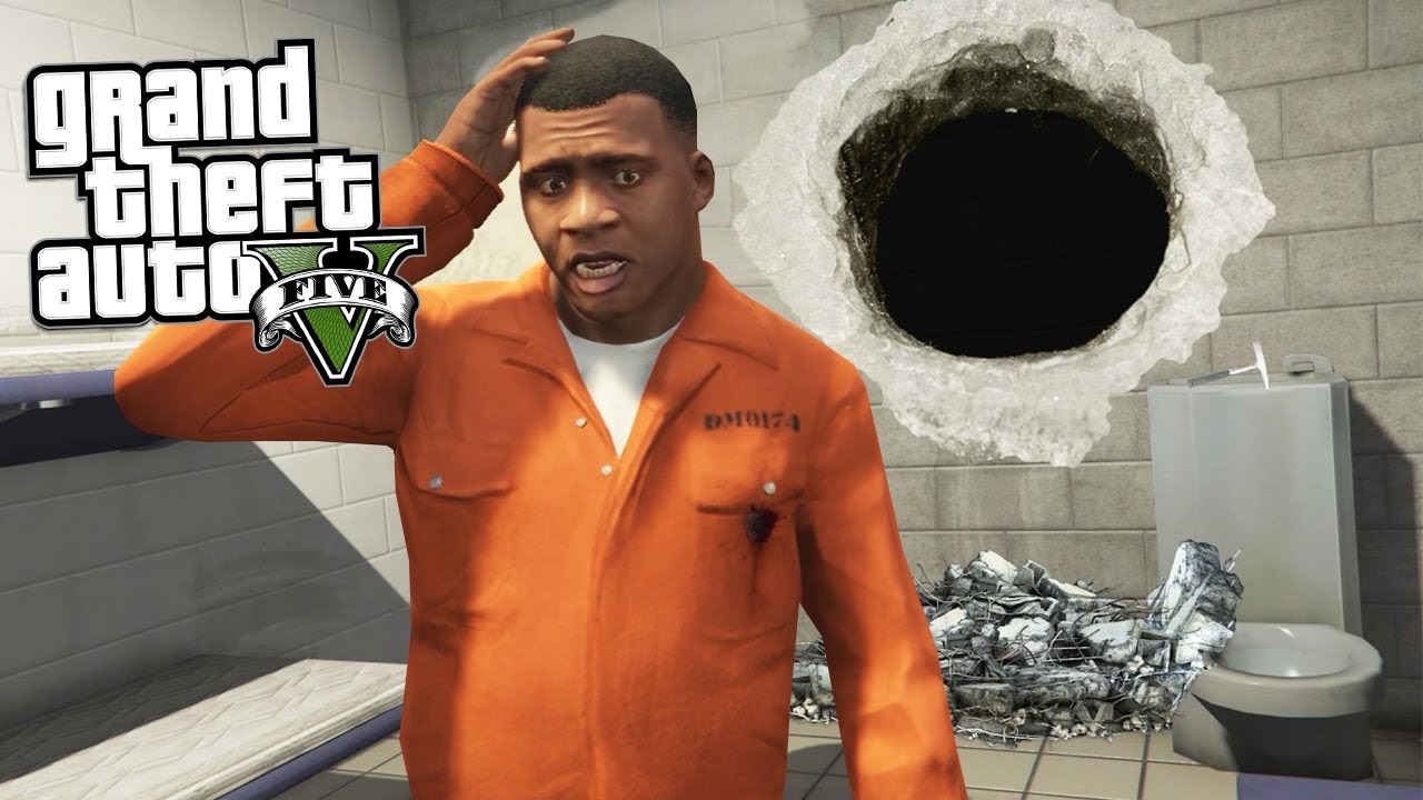 BJEZIM IZ ZATVORA U GTA V ! *napravio pobunu*