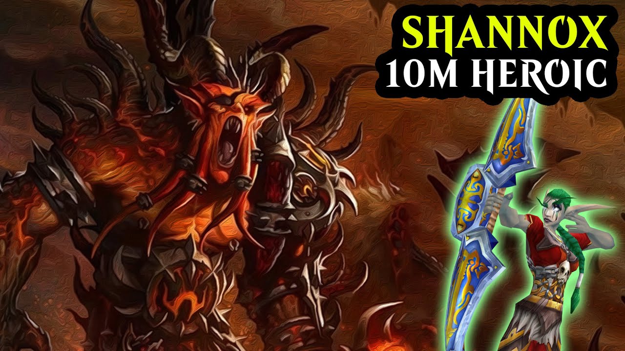 Shannox 10man Heroic - Survival Hunter Firelands 🔥