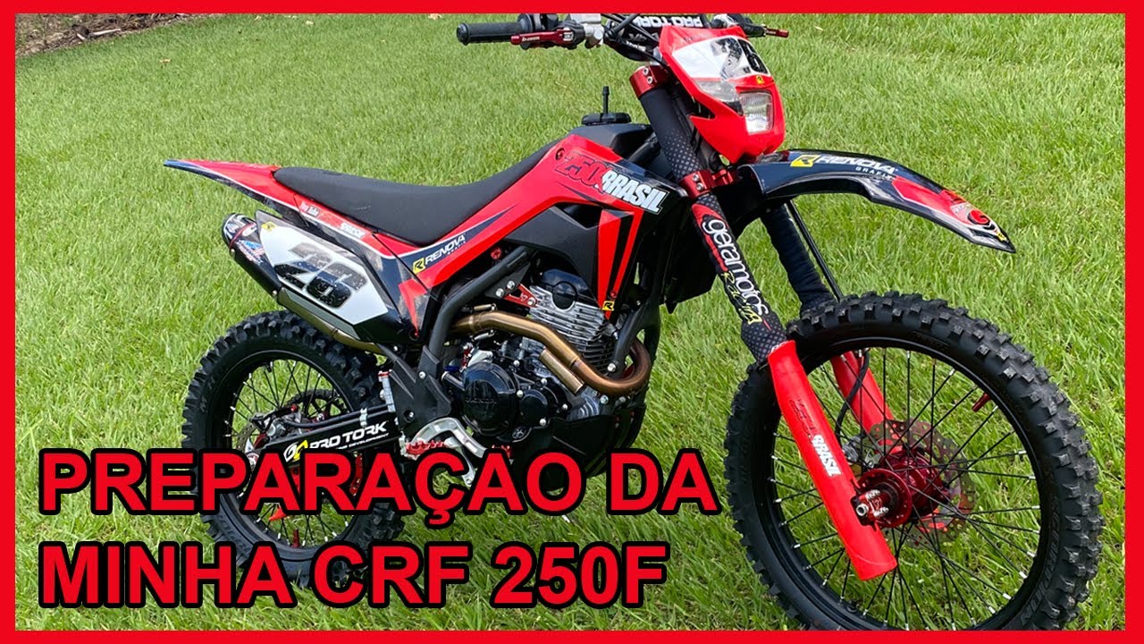 PREPARAÇÃO E CUSTOMIZAÇÃO DA MINHA CRF250F  | GERAMOTOS RACING