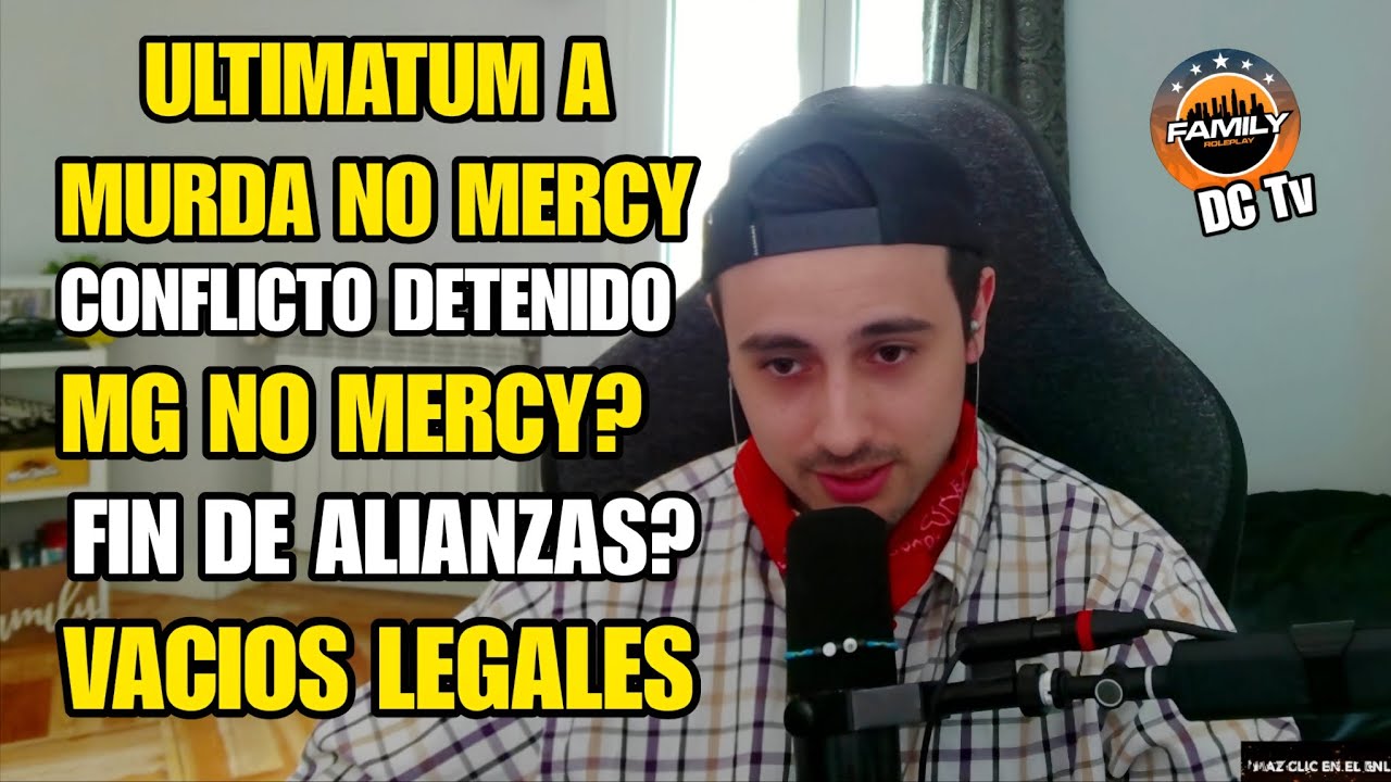 TRAIN ULTIMATUM MURDA NO MERCY, CONFLICTO DETENIDO, MG NO MERCY? VACIOS LEGALES NO HUBO REUNIÓN 