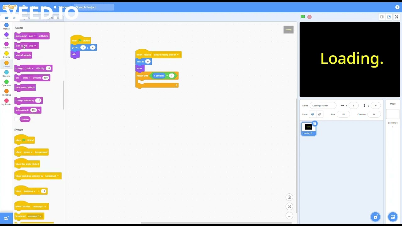 How To Make a Loading Screen - Scratch Tutorials