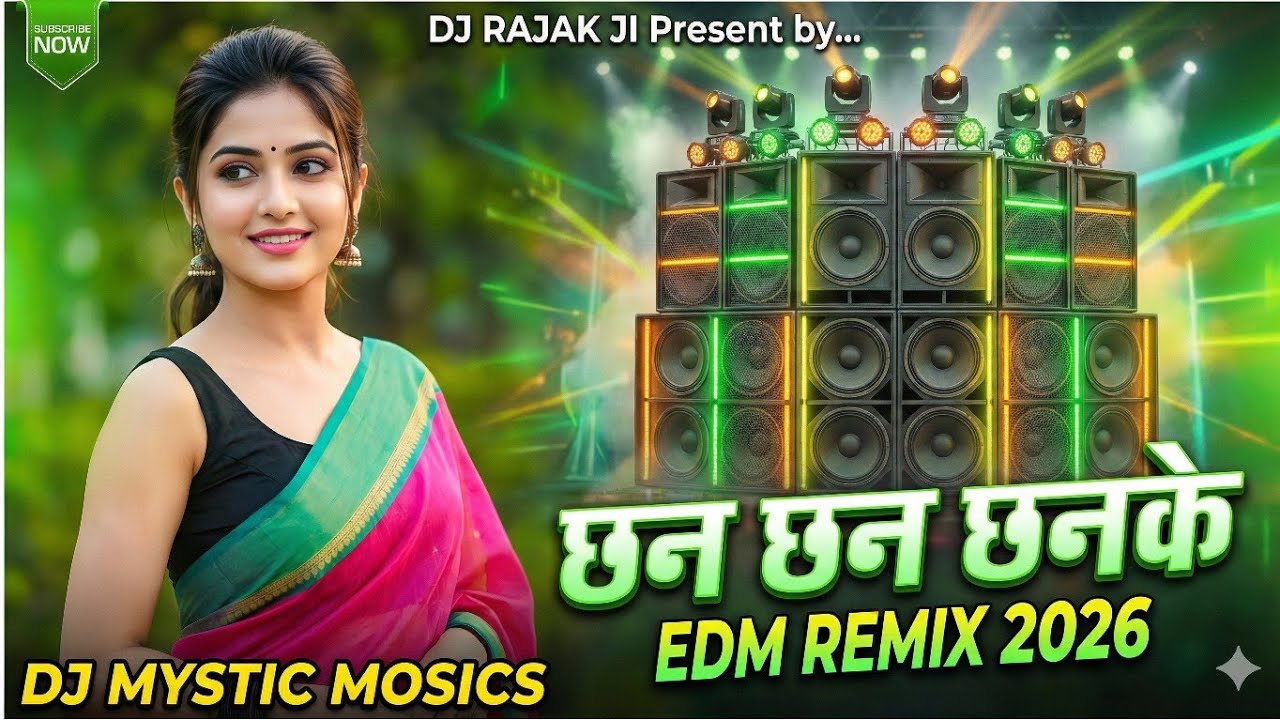 छन छन छनके | Superhit Hindi EDM Remix 2026 | DJ Rajak Ji | DJ Mystic Mosics #DJRemix2026