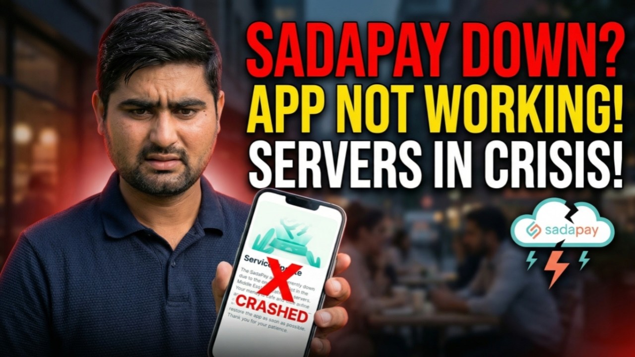SadaPay Down! App Not Working? Is Your Money Safe? (Official Update)