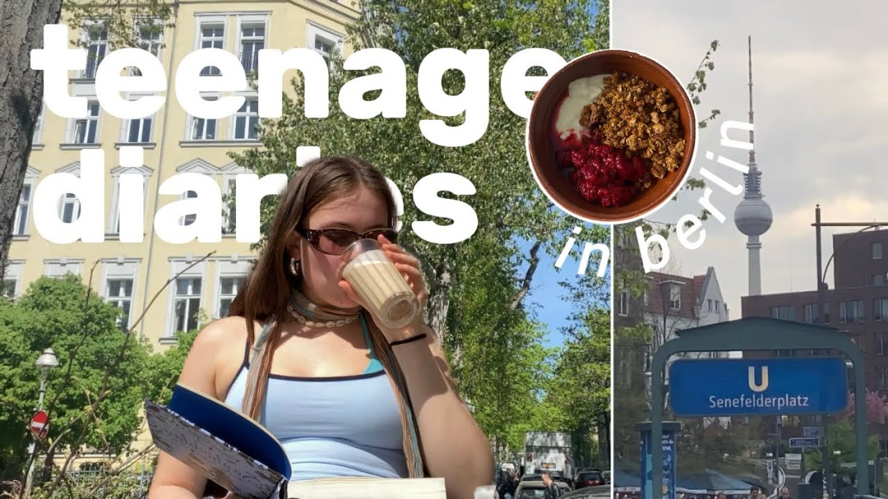 teenage diaries in berlin ep. 1 | thrifting, coffee dates☕️, lake days, spring bloom 🌷