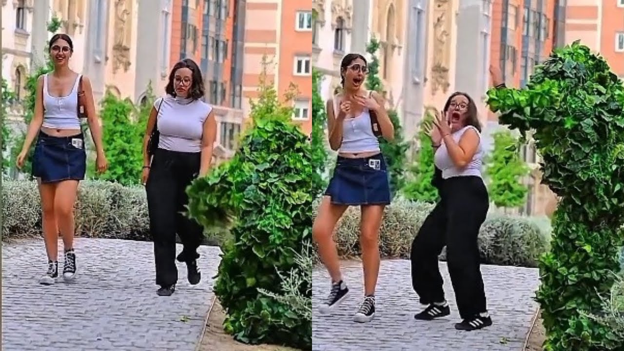 BUSHMAN PRANK EDITION PT 6 Try Not to Laugh Challenge UNSEEN Scare 😱 Moments People Freaking out