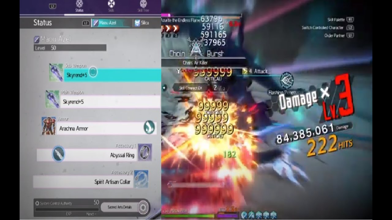 SWORD ART ONLINE ALICIZATION LYCORIS : Skyrend build for extreme north raid solo or w/ friends