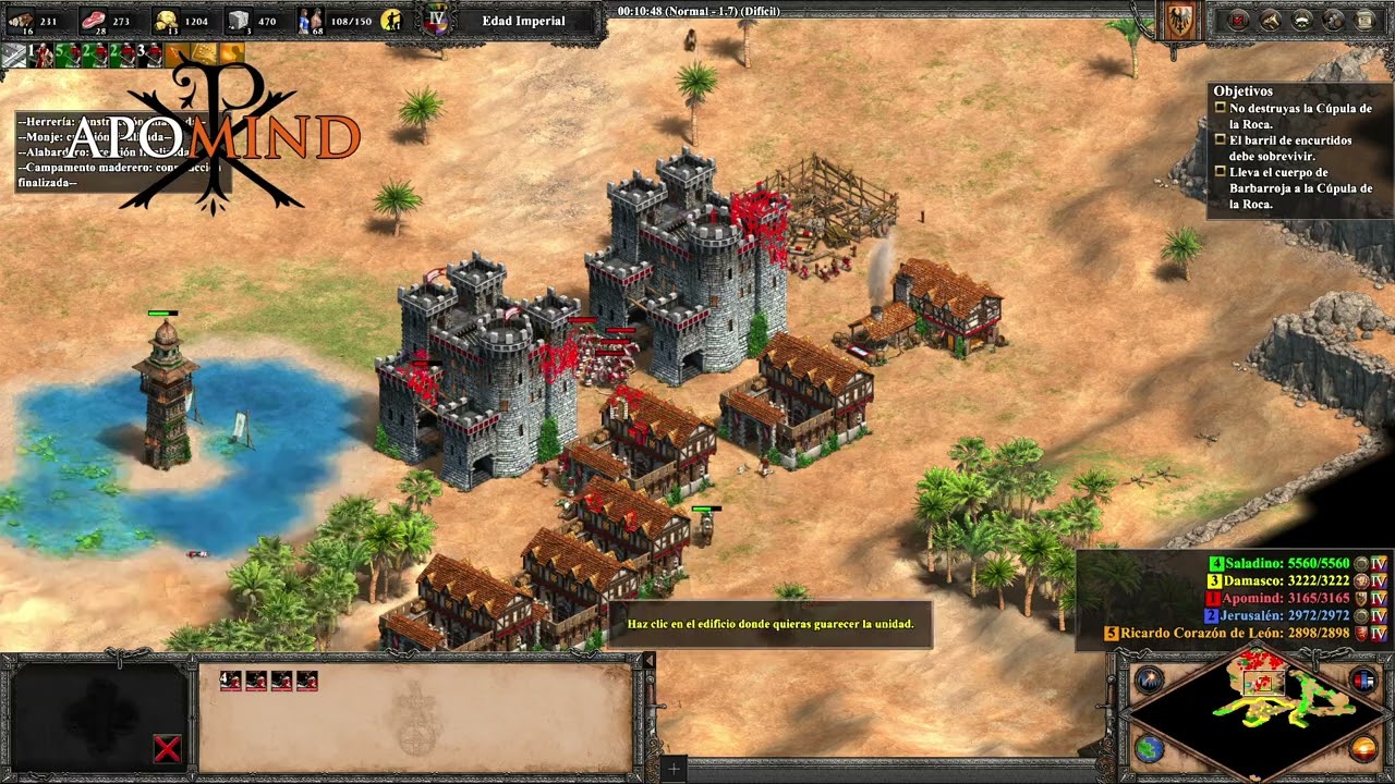 6. El Emperador durmiente [DIFÍCIL] Barbarroja - Age of Empires II: Definitive Edition [AoE2DE]