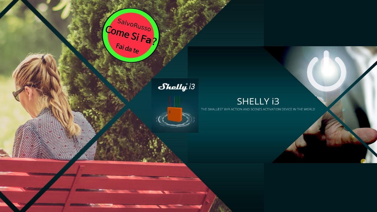 SHELLY I3 Dispositivo di attivazione di Scene e Azione Tramite WIFI