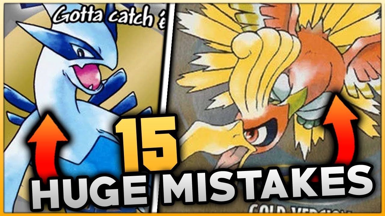 15 ОГРОМНЫХ ошибок и глюков в Pokemon Gold и Silver (Generation 2)