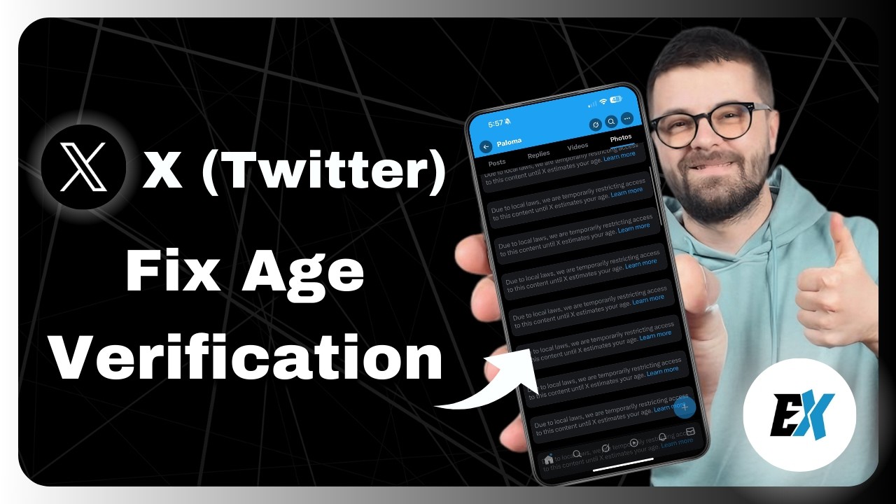 How To Fix Age Verification Problem On X (Twitter) - Fix X Age Verification Pop Up Not Going Away