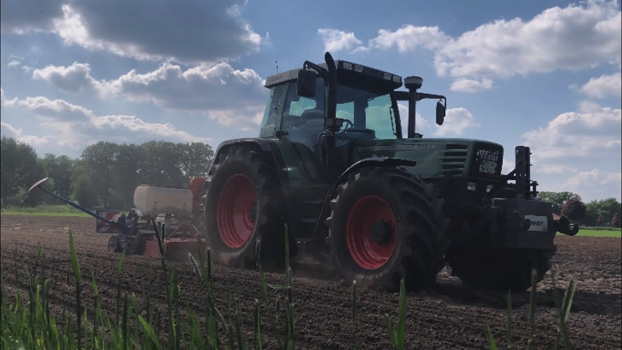 Der Mais kommt in die Erde | Mais legen 2024 | Fendt | Monosem & Maschio Kombination