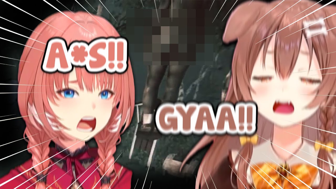 Korone and Lui HILAROUS Reaction to JUMPSCARES【Hololive / Eng Sub】