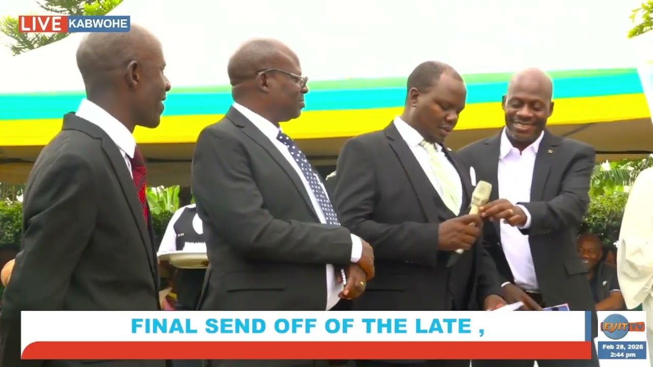 Speach from the Sons at FINAL SEND OFF OF THE LATE JP TEDDY KEMPETA MBIIKA their Mother.