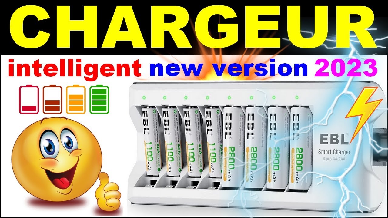 Chargeur électronique intelligent ebl pour piles fatiguées test | ebl electronic smart charger #EBL