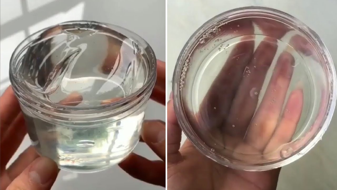 Satisfying Clear slime Compilation ASMR