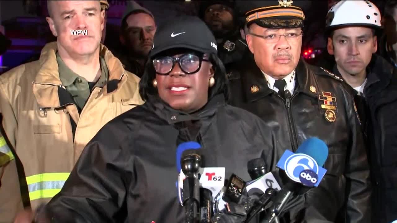 Philadelphia Mayor Cherelle Parker says 'several' homes, cars hit by plane crash
