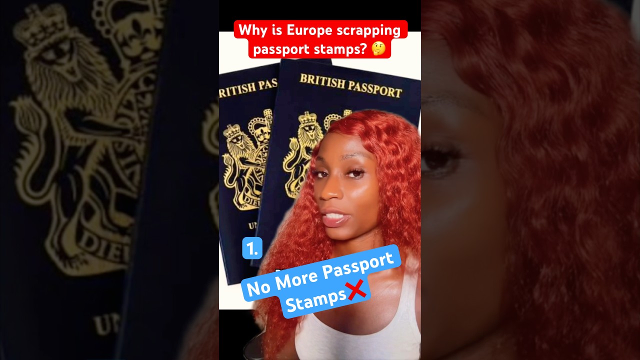 Why Europe is BANNING Passport Stamps 😳 #europetravel #travelupdate #british