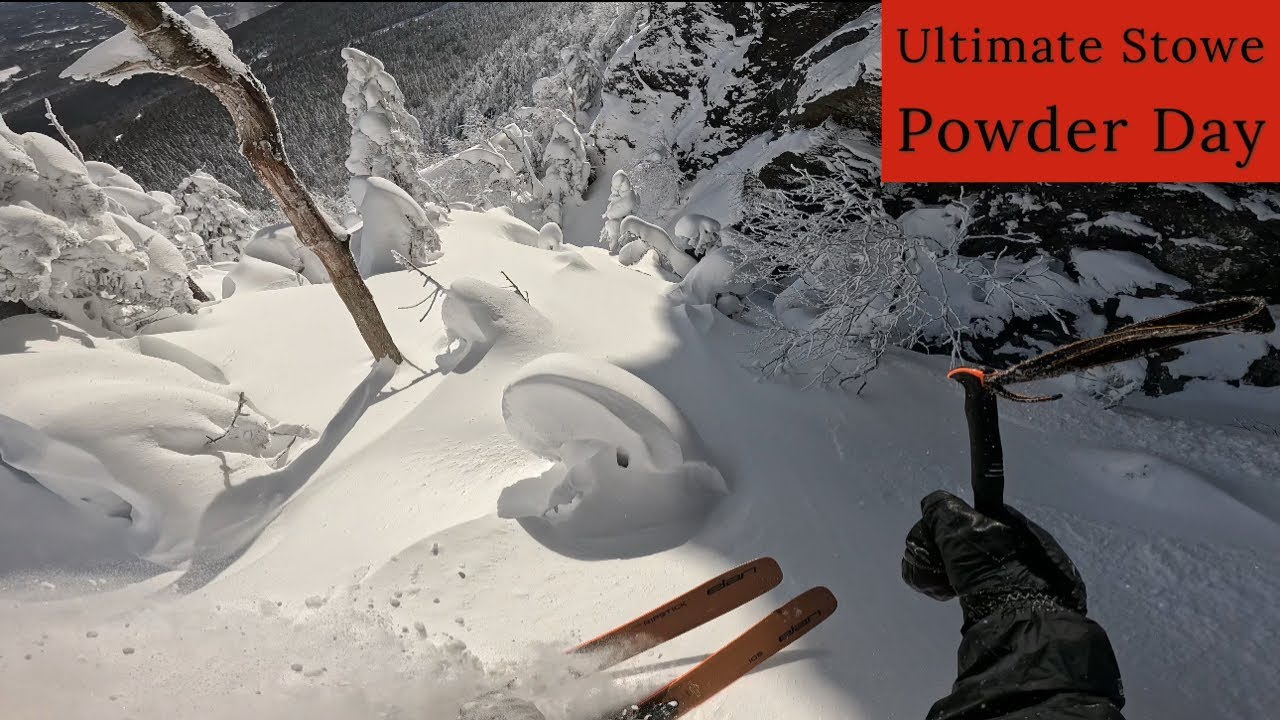 Stowe Chutes - Five Incredible Pow Laps In The Mansfield Backcountry