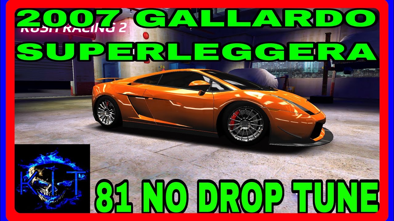 ( 2007 GALLARDO SUPERLEGGERA ) showroom car. 81 NO DROP TUNE. Thanks for watching👍 rush racing 2