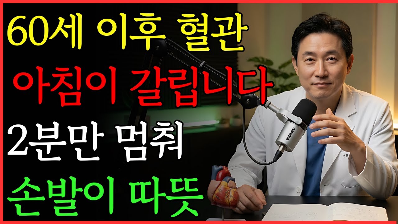 아침 이 행동, 겨울 혈관이 바로 달라집니다 | 건강 | 혈관 | 아침 | 노후 | 오디오북