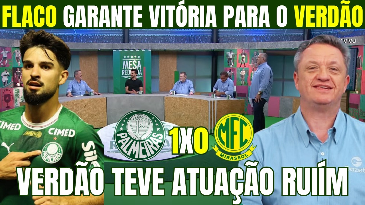 PÓS JOGO DO PALMEIRAS! FLACO GARANTE VITÓRIA DO VERDÃO CONTRA O MIRASSOL NA VOLTA DO ALLIANZ!