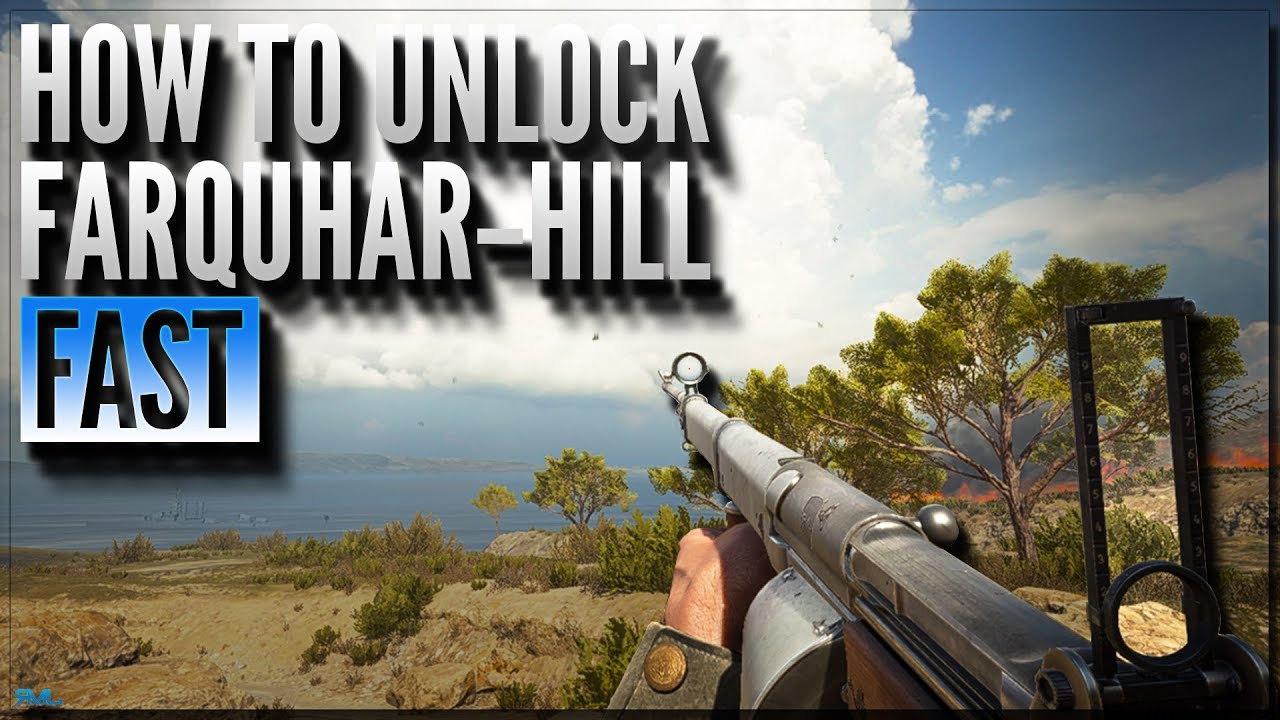 HOW TO UNLOCK FARQUHAR-HILL FAST - Turning Tides DLC - Battlefield 1