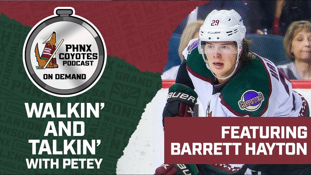 Barrett Hayton on his season with the Arizona Coyotes so far, the World Juniors and pregame rituals