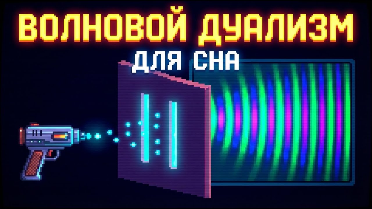 ЛЕКЦИЯ ДЛЯ СНА 🌙 Волновой дуализм: Как свет одновременно волна и частица? | Чтобы крепко засыпать