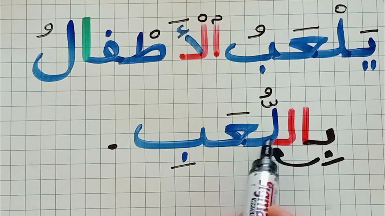 تعلم اللغة العربية/كيف نكتب الكلمات المبدوءة باللام إذا سبقت بـ(الباء) و (اللام)