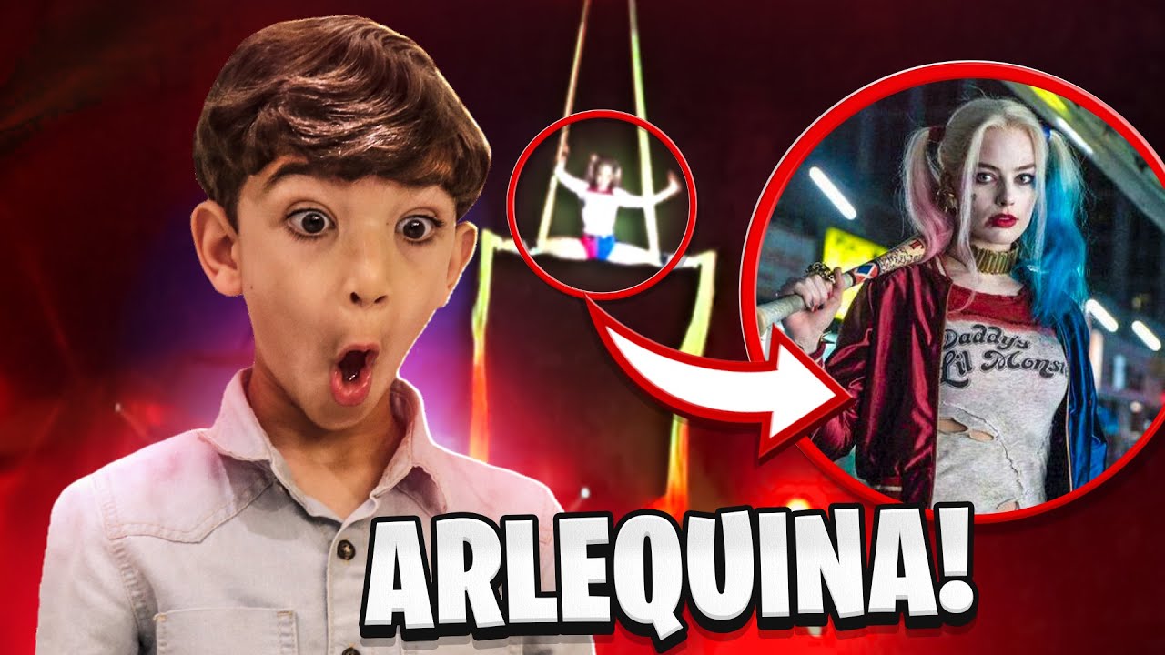 ENCONTRAMOS A ARLEQUINA NO CIRCO E ISSO ACONTECEU !