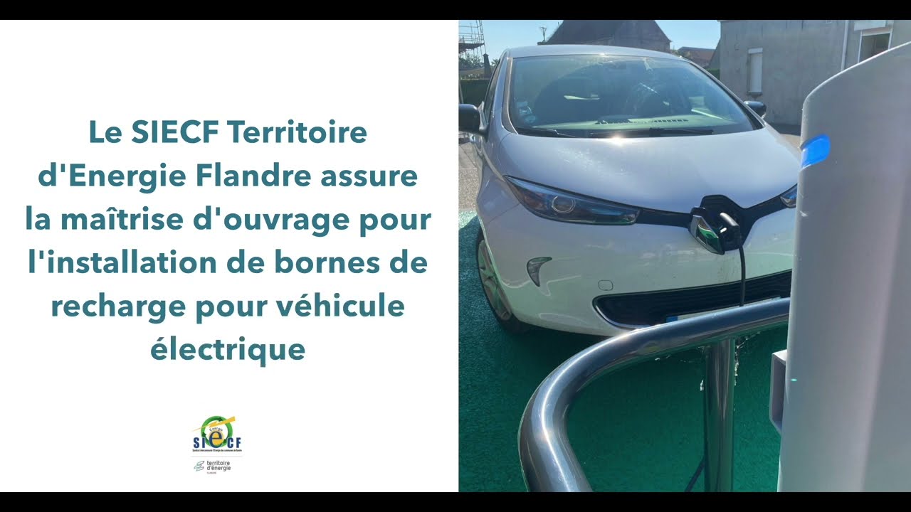 Territoire d'Energie Flandre - Bornes de recharge pour v&eacute;hicule &eacute;lectrique sur &eacute;clairage public