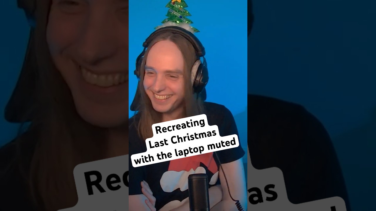 I remade “Last Christmas” by Wham! BUT my laptop was muted the entire time…